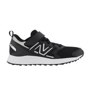 New Balance Fresh Foam 650 Bungee Lace Top Strap Big Kid Large 'Noir Métallisé Argent' Noir/Argent Métallisé/Blanc YT650BK1 W