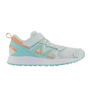 New Balance Fresh Foam 650 Sangle supérieure en dentelle élastique pour grand enfant Large 'Light Surf' Surf léger/Peach Glaze/Surf YT650SP1 W