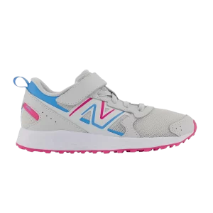 New Balance Fresh Foam 650 Sangle supérieure en dentelle élastique pour grand enfant, large « Summer Fog Hi-Pink » Summer Fog/Hi-Pink/Bright Sky YT650GP1 W