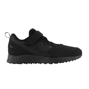 New Balance Fresh Foam 650v1 Sangle supérieure en dentelle élastique Big Kid X-Wide 'Triple Black' Noir YA650BB1 XW