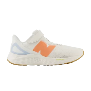Baskets New Balance Fresh Foam Arishi v4 Bungee Lace Top Strap Little Kid 'Sea Salt Gulf Red' Sea Salt/Red Bay/Light Chrome Blue PAARIMC4