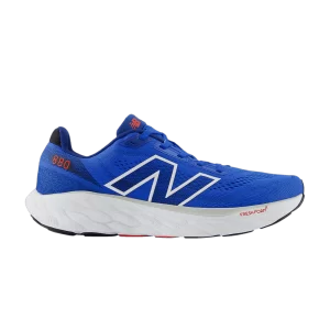 New Balance Fresh Foam X 880v14 2E Large 'Blue Oasis True Red' Bleu Oasis/Bleu Atlantique/Vrai Rouge M880L14 2E