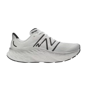 Baskets New Balance Fresh Foam X More v4 2E Wide 'White Black' Blanc/Noir métallisé/Noir MMORCW4 2E
