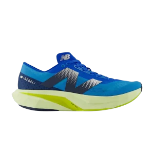 New Balance FuelCell Rebel v4 2E Wide 'Spice Blue Limelight' Bleu épicé/Limelight/Oasis Blue MFCXLQ4 2E