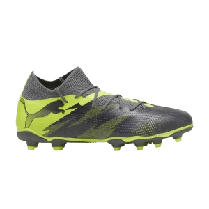 Puma Future Match 7 FG AG Baskets Big Kid 'Rush Pack' Gris fort/Gris foncé froid/Lime électrique 107844 01
