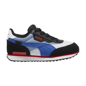 Puma Future Rider Little Kid 'Splash – Noir Zen Blue' Baskets Blanc/Zen Bleu 381855 19