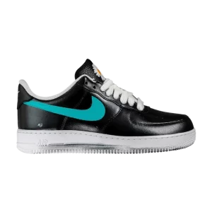 Nike G-Dragon x Air Force 1 '07 'Para-Noise 3.0' Noir/Nouvelle émeraude/Jaune Tur/Bleu Gale AQ3692 004