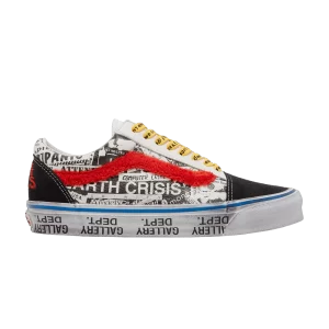 Vans Gallery Dept. Baskets x OG Old Skool LX 'Good Luck' Noir/True White VN0A4P3XBMW