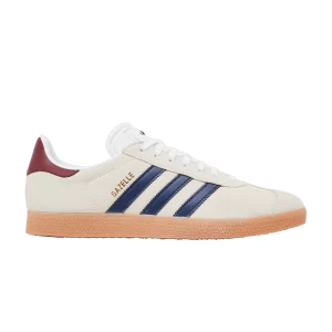 Baskets adidas Gazelle Indoor 'Off White Dark Blue Gum' Blanc/Bleu foncé/Bourgogne IE0546