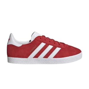 Baskets adidas Gazelle J 'Scarlet' Better Scarlet/Blanc Nuage/Or Métallique IF9804