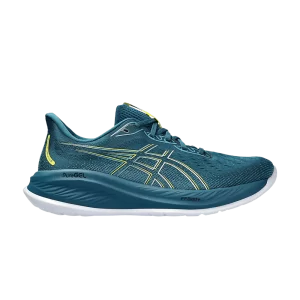 ASICS Gel Cumulus 26 Wide 'Evening Teal' Style soirée/Jaune vif 1011B793 400