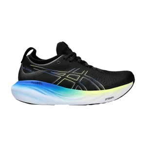 ASICS Gel Nimbus 25 'Black Glow Blue' Noir/Jaune Lumineux 1011B547 004