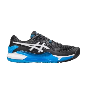 ASICS Gel Résolution 9 Argile 'Noir Bleu' Noir/Blanc 1041A375 001