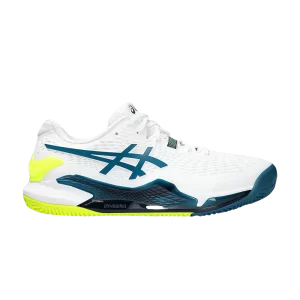 ASICS Gel Résolution 9 Argile 'White Restful Teal' Blanc/Sarcelle calme 1041A375 101