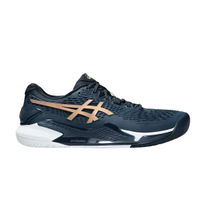 ASICS Gel Résolution 9 'Bleu Français' Bleu Français/Or Massif 1041A468 960