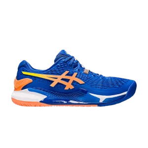 ASICS Gel Résolution 9 'Novak Pack' Bleu Thon/Pêche Ensoleillée 1041A384 960
