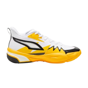 Puma Genetics 'White Yellow Sizzle' Baskets Blanc/Jaune sifflement 379905 03
