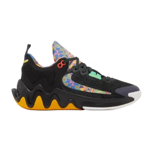 Nike Giannis Immortality 2 GS 'Kaleidoscope' Noir/Algue électrique/Or université/Lueur rose DQ1943 002