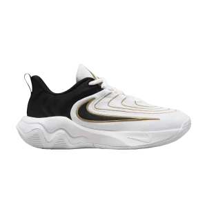 Nike Giannis Immortality 4 GS 'Championship' Blanc/Or métallique/Noir FZ6734 100