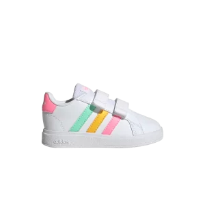 adidas Grand Court 2.0 I 'Blanc Multi-Color' Nuage Blanc/Menthe Pulse/Faisceau Rose HP8917