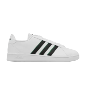 adidas Grand Court Base 'White Carbon Green' Blanc Nuage/Carbone/Vert GW5612