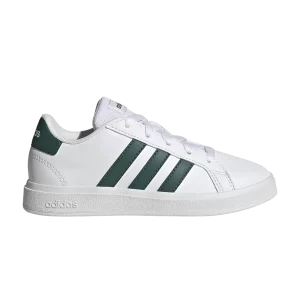 adidas Grand Court Lace-Up J 'White Collegiate Green' Blanc Nuage/Collegiate Vert/Blanc Nuage IG4830