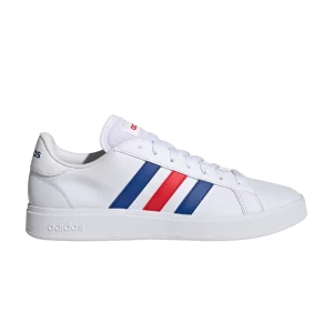 adidas Grand Court TD 'Blanc Bleu Rouge' Blanc Nuage/Bleu Royal/Rouge Vif GW9252