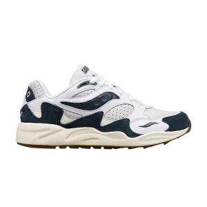 Saucony Grid Shadow 2 'Ivy Prep – Blanc Marine 'Baskets Blanc/Marine S70813 3
