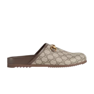 Baskets Gucci GG Horsebit Slipper 'Beige' Beige/Ébène 749908 KHN80 9769