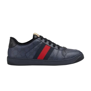 Gucci Screener 'GG Supreme – Baskets Bleu Foncé Rouge Bleu/Rouge 763525 FACMI 8443