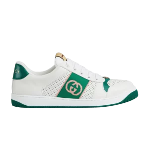 Gucci Screener 'Interlocking G – Blanc Vert 'Baskets Blanc/Vert 765054 AACV8 9053