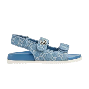 Gucci Wmns GG Sandal 'Light Blue Denim' Baskets Bleu clair/Ivoire 771575 FACUO 4646