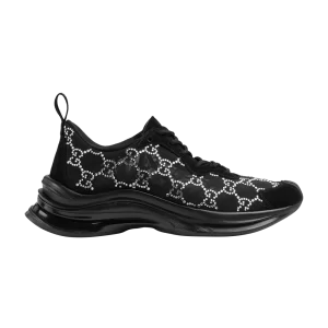 Gucci Wmns Run Sneaker 'GG Crystal – Noir 'Noir 758088 FACG4 1099