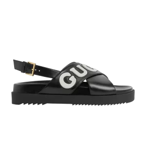 Gucci Wmns Sandal 'Black White' Baskets Noir/Blanc 738691 AAB3J 1363