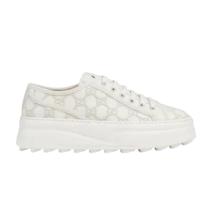 Gucci Wmns Tennis 1977 Low 'Off White GG Embroideries' Baskets Couleur blanche/Couleur blanche 782737 FAC9X 9175
