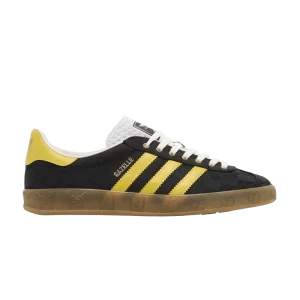 Baskets adidas Gucci x Gazelle 'Black GG Monogram' Noir/Jaune/Noir IE2264