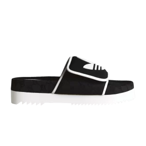 adidas Gucci x Slide Sandal 'Black GG Monogram' Baskets Couleur noire/Couleur noire/Couleur noire IE2275