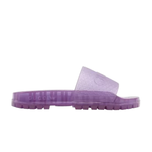 Baskets adidas Gucci x Wmns Adilette Slide Sandal 'Transparent Purple' Violet/Violet/Violet IE2253