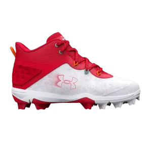 Under Armour Harper 8 Mid RM Jr 'Red White' Baskets Rouge/Blanc 3026597 600