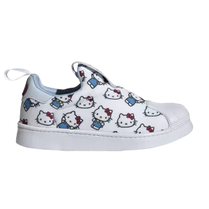 Baskets adidas Hello Kitty x Superstar 360 C 'White Allover Print' Nuage blanc/Bleu halo/Bleu brillant IF7020