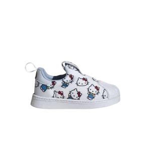 Baskets adidas Hello Kitty x Superstar 360 I 'White Allover Print' Nuage blanc/Bleu halo/Bleu brillant IF7019