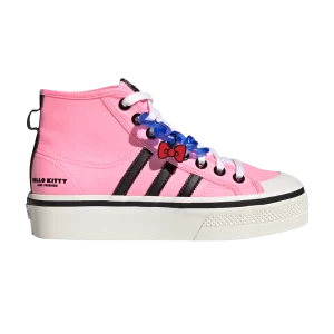 Baskets adidas Hello Kitty x Wmns Nizza Platform Mid 'Hello Kitty and Friends' Rose brillant/Noir/Bright Royal HQ4509