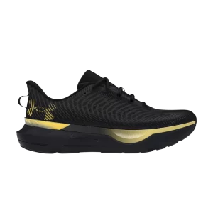Under Armour HOVR Infinite Pro 'Black Metallic Gold' Baskets Noir/Anthracite/Or métallique 3028126 001