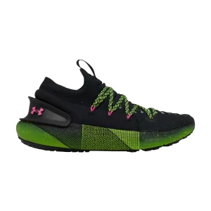 Under Armour HOVR Phantom 3 Amp 'Black Lime Surge' Baskets Noir/Lime Splash/Rebel Rose 3026814 001