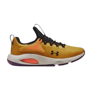 Under Armour HOVR Rise 4 'Gilded Yellow' Baskets Plaqué Or Jaune/Orange Burst/Noir 3025565 700