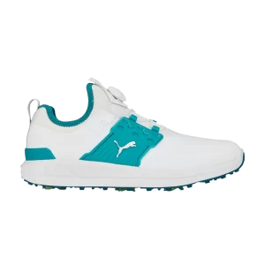 Puma Ignite Articulate Disc 'White Green Lagoon' Baskets Blanc/Argent/Vert Lagon 376079 08