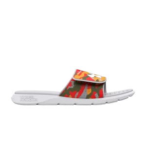 Under Armour Ignite Pro Graphic Strap Slide 'Beta Mod Grey Camo' Beta/Mod Gris/Blanc 3026024 602