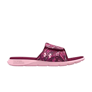 Under Armour Ignite Pro Graphic Strap Slide GS 'Charged Cherry Marble' Chargé Cerise/Rose Sucre 3026040 600
