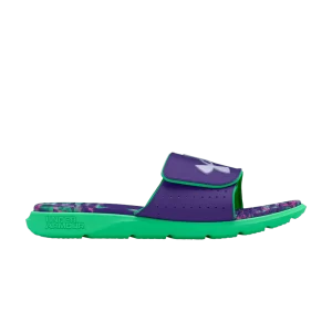 Under Armour Ignite Pro Slide GS 'Vapor Green Celeste' Vert Vapor/Cobalt Heritage/Celeste 3027845 300