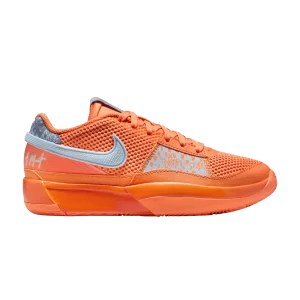 Nike Ja 1 GS 'Mismatched' Baskets Tangerine Brillant/Vert Vapeur/Bleu Clair/Blanc DX2294 800